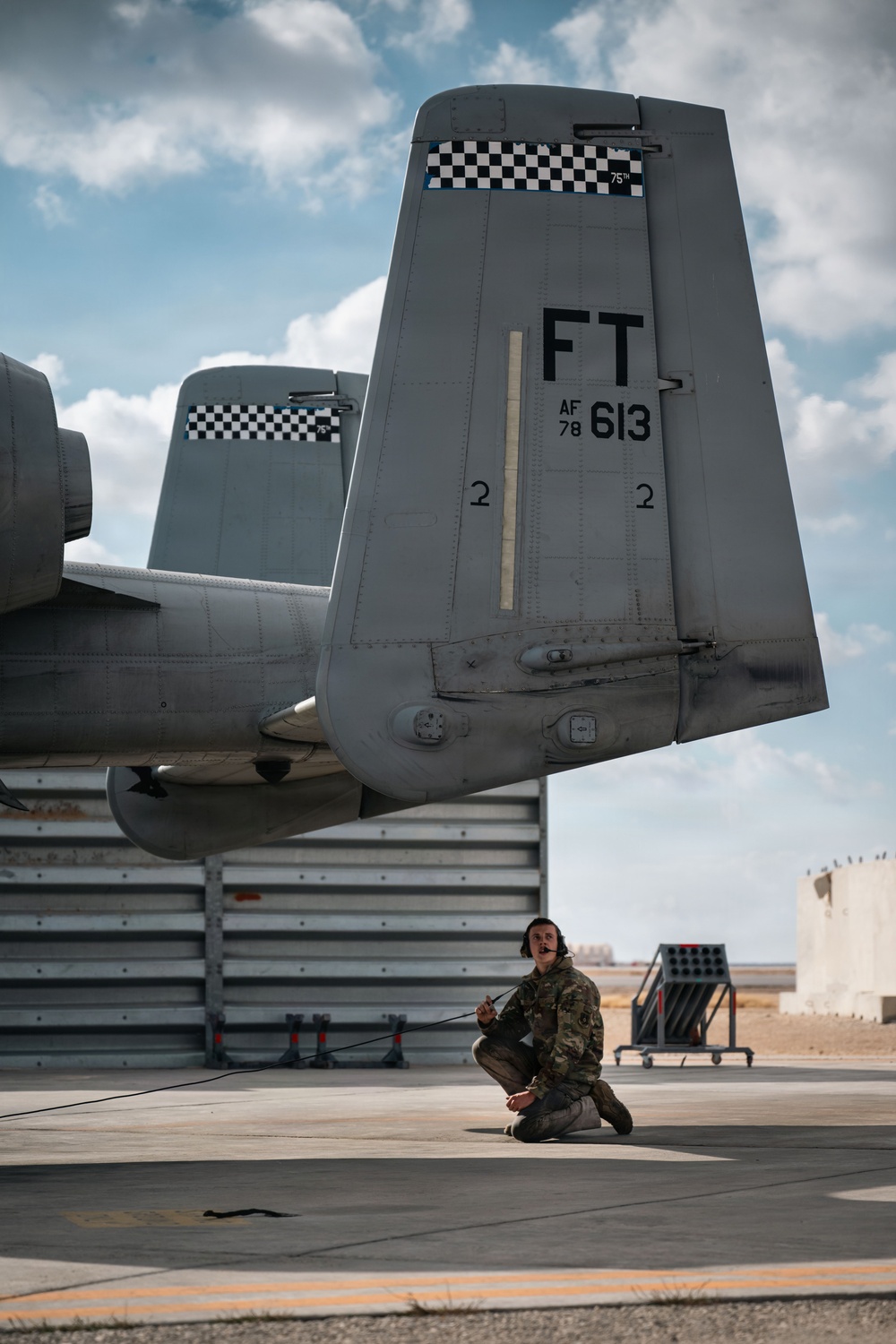75th EFGS Launches A-10 Thunderbolt II Aircraft
