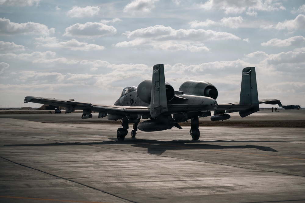 75th EFGS Launches A-10 Thunderbolt II Aircraft