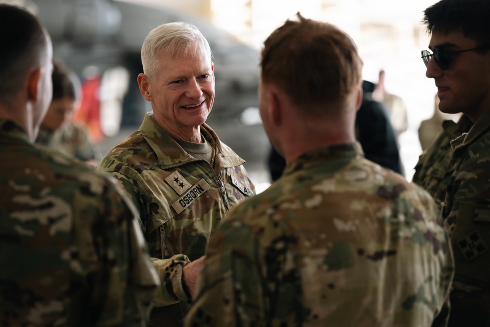 Iowa Gov., adjutant general of Iowa visit 332nd Expeditionary Medical Squadron