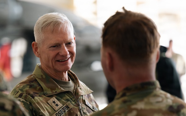 Iowa Gov., adjutant general of Iowa visit 332nd Expeditionary Medical Squadron