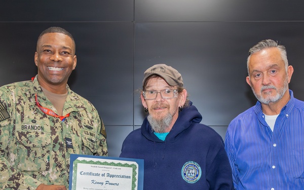 Shop 06 Wins NNSY Oct. 2025 Safety Flag