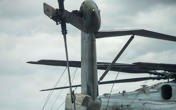 USS Tripoli Conducts Flight Ops with VMM 265