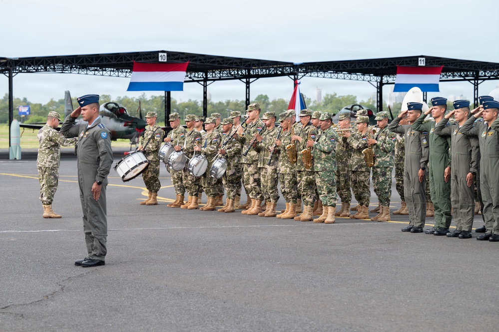 Massachusetts National Guard joins Paraguay in celebrating 46th anniversary of Paraguayan Air Force’s fighter wing