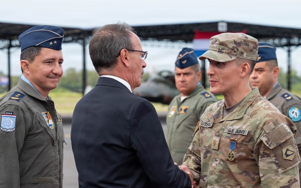 Massachusetts National Guard joins Paraguay in celebrating 46th anniversary of Paraguayan Air Force’s fighter wing