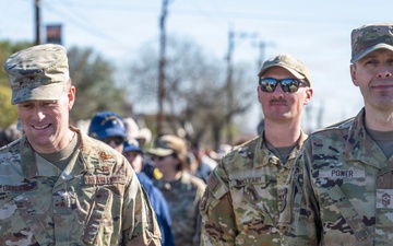 Joint Base San Antonio members participate in the San Antonio 39th Dr. Martin Luther King Jr. march