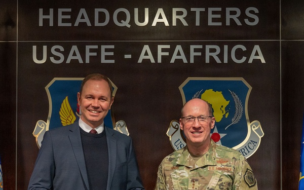 German State Secretary at the Federal Ministry of Defence visits Ramstein Air Base