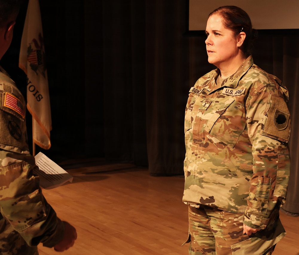 Lake in the Hills Veterans Service Officer Promoted in the Illinois Army National Guard