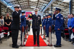 Press Secretary Karine Jean-Pierre and Director Benjamin Gaggle Aboard Air Force One