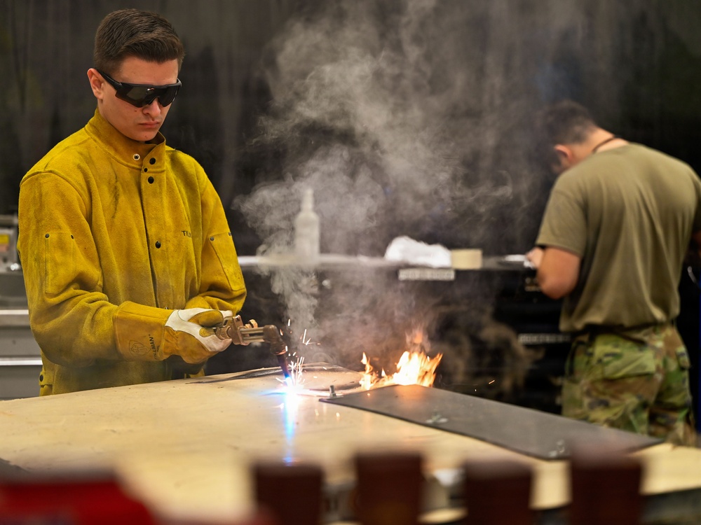 552nd Maintainers hard at work.