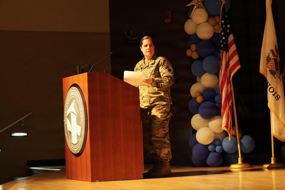 Lake in the Hills Veterans Service Officer Promoted in the Illinois Army National Guard
