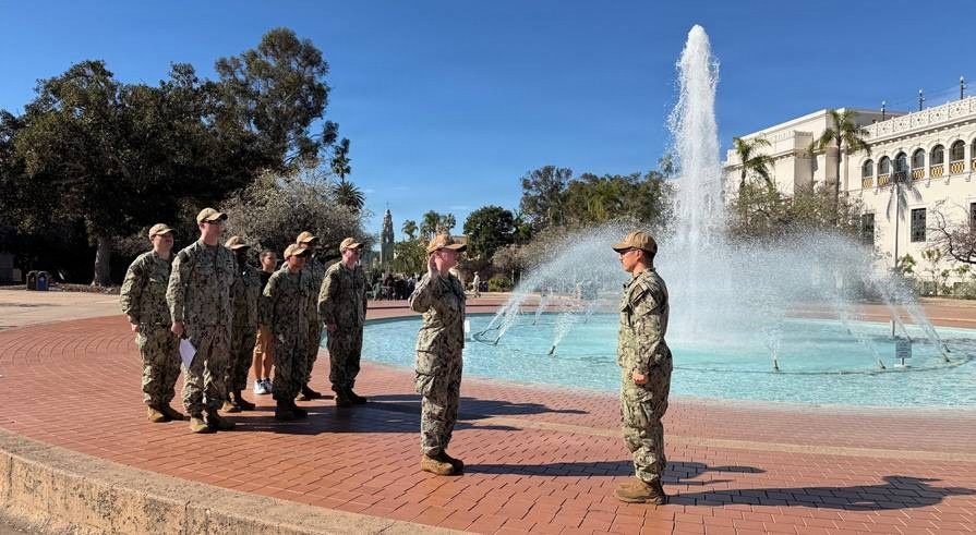 SCSTC Det Southwest Reenlistment Ceremony