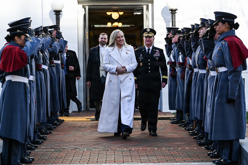 AG presents casing from 19-gun salute to Gov. Spanberger