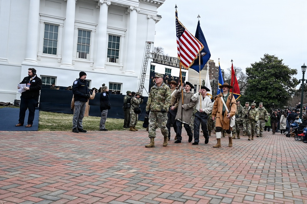 Virginia National Guard leads parade at 75th Governor’s Inauguration