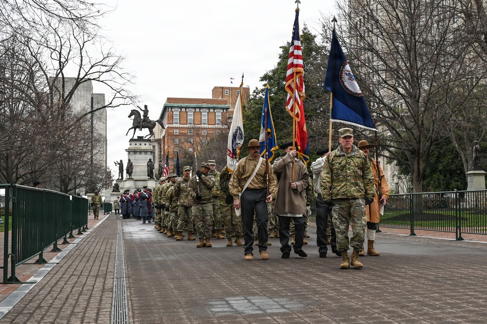 Virginia National Guard leads parade at 75th Governor’s Inauguration