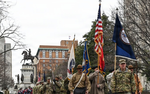Virginia National Guard leads parade at 75th Governor’s Inauguration