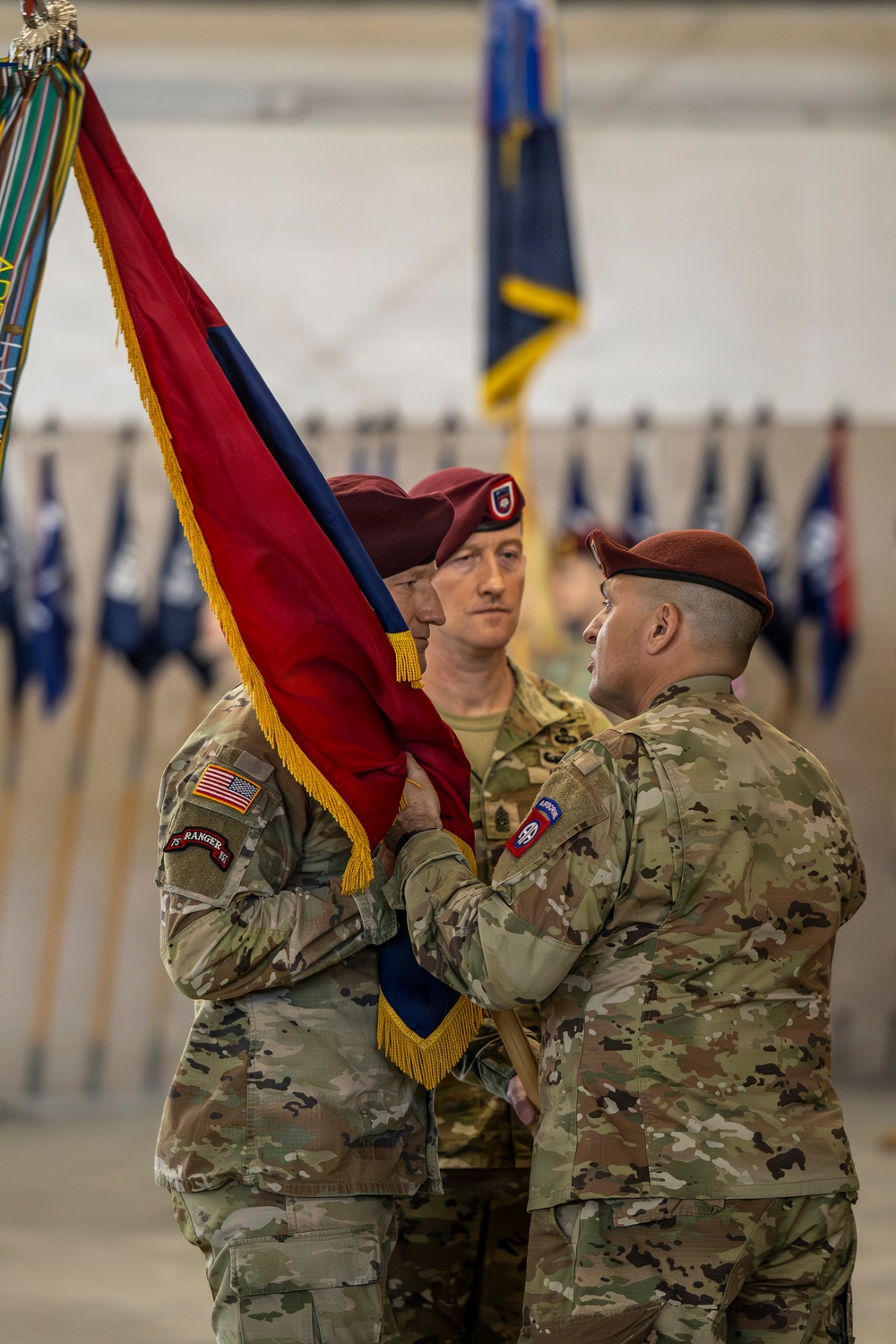 82nd Airborne Division Change of Responsibility, The passing