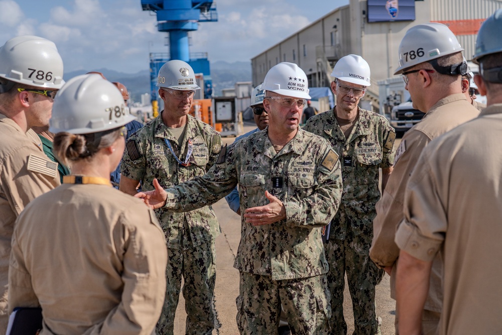 VCNO visit Pearl Harbor Naval Shipyard &amp; Intermediate Maintenance Facility