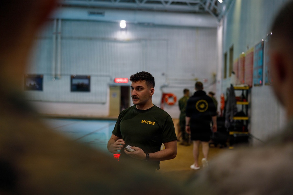 U.S. Marines Conduct Basic/Intermediate Swim Qualifications