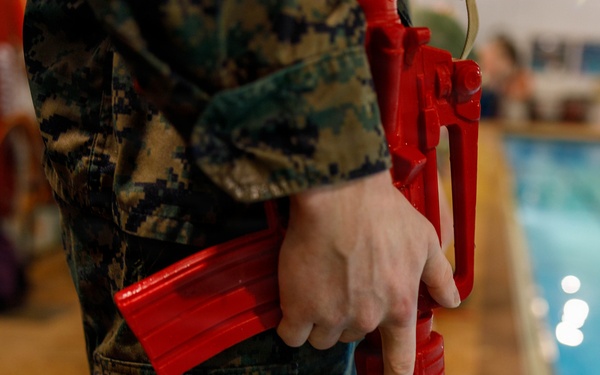 U.S. Marines Conduct Basic/Intermediate Swim Qualifications