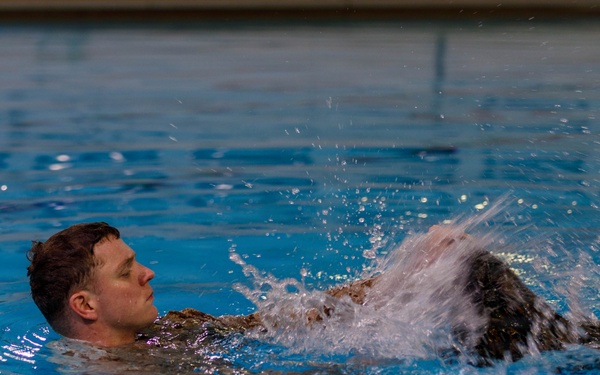 U.S. Marines Conduct Basic/Intermediate Swim Qualifications