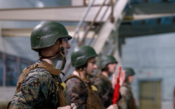 U.S. Marines Conduct Basic/Intermediate Swim Qualifications