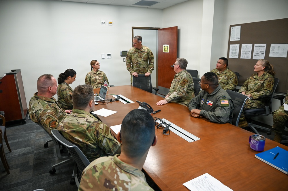 433rd Medical Group Hosts Visit from Brigadier General Hillery