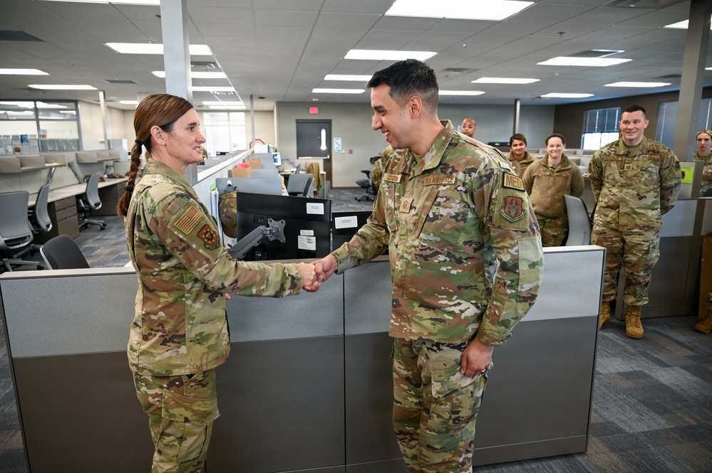 433rd Medical Group Hosts Visit from Brigadier General Hillery