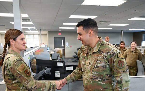 433rd Medical Group Hosts Visit from Brigadier General Hillery