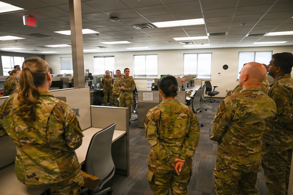 433rd Medical Group Hosts Visit from Brigadier General Hillery