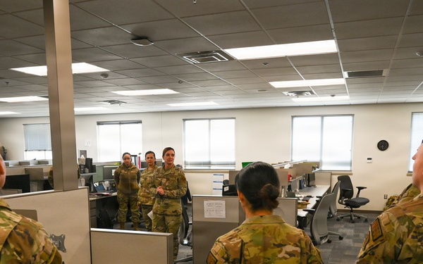 433rd Medical Group Hosts Visit from Brigadier General Hillery