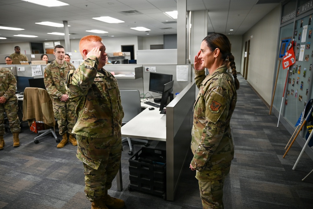 433rd Medical Group Hosts Visit from Brigadier General Hillery