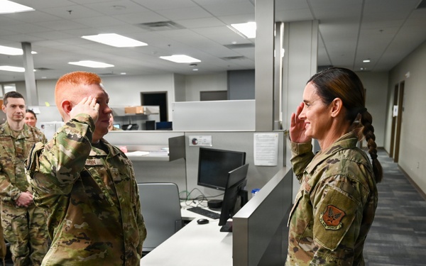 433rd Medical Group Hosts Visit from Brigadier General Hillery
