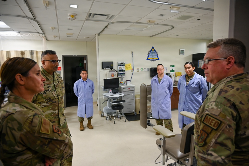 433rd Medical Group Hosts Visit from Brigadier General Hillery