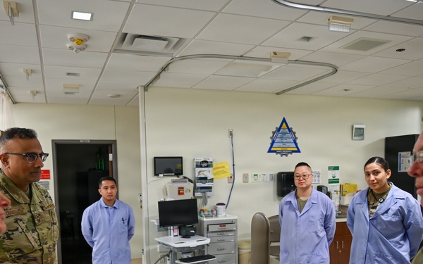 433rd Medical Group Hosts Visit from Brigadier General Hillery