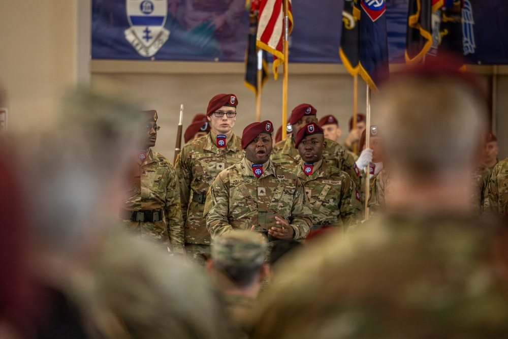 82nd Airborne Division Change of Responsibility, Strong Vocals