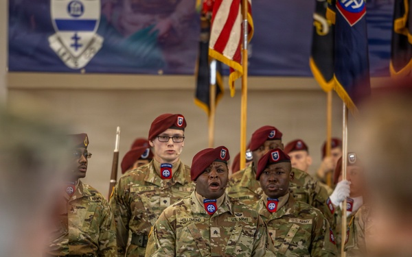 82nd Airborne Division Change of Responsibility, Strong Vocals