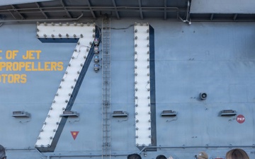 FRCSW Comptroller Team Visits USS Theodore Roosevelt