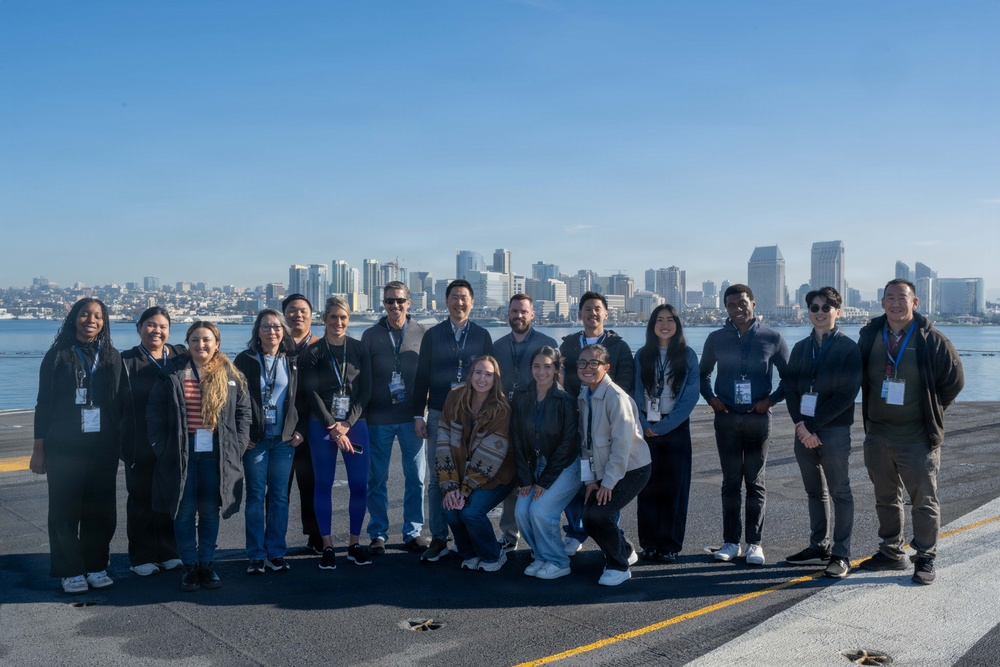 FRCSW Comptroller Team Visits USS Theodore Roosevelt