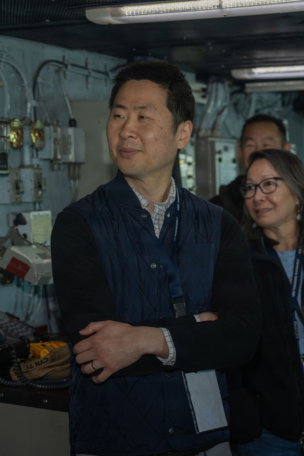 FRCSW Comptroller Team Visits USS Theodore Roosevelt
