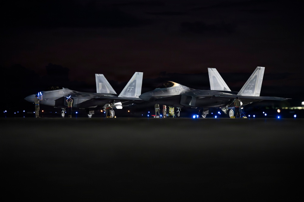 U.S. Military aircraft return following actions in Venezuela