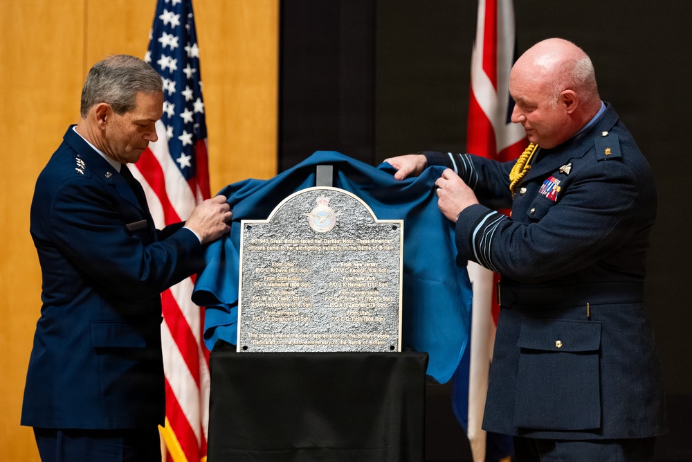 USAFA Battle of Britain Plaque Ceremony 2026
