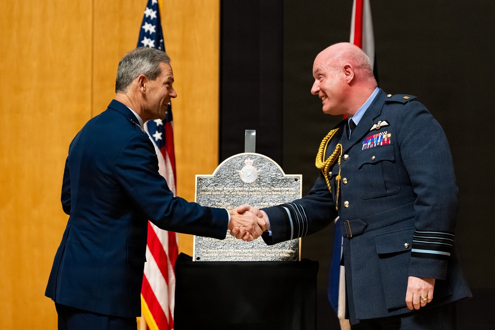 USAFA Battle of Britain Plaque Ceremony 2026