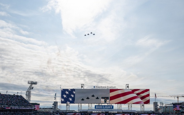 125th Fighter Wing Completes First F-35 Flyover