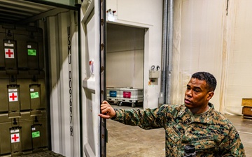 Blount Island Command Leadership Conducts MCPP-N Cave Site Visit