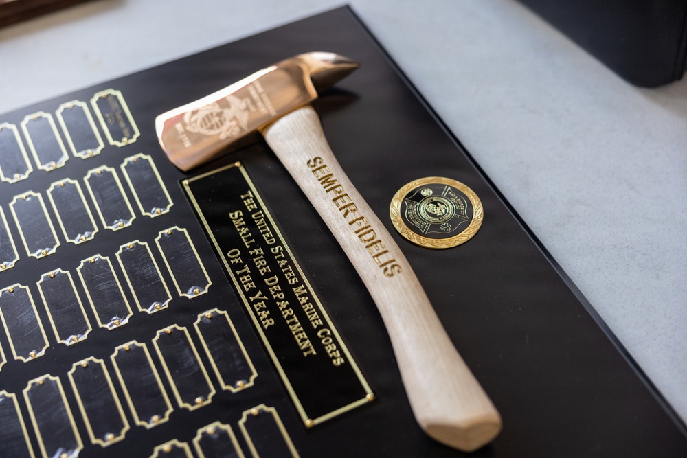 The Combat Center Fire Department Receives Awards