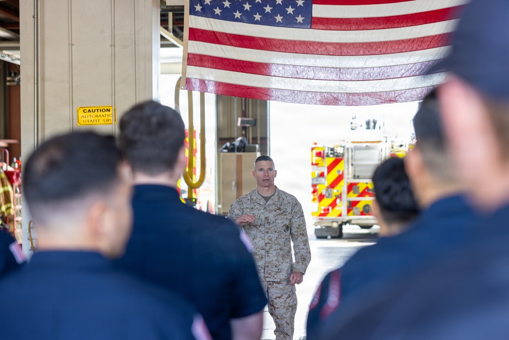 The Combat Center Fire Department Receives Awards