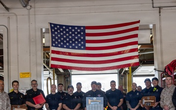 The Combat Center Fire Department Receives Awards