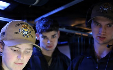 USS Roosevelt (DDG 80) Sailor Participates in TLAM Training Exercise in the Mediterranean Sea