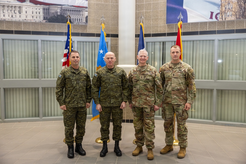 Iowa National Guard senior leaders pose with KSF
