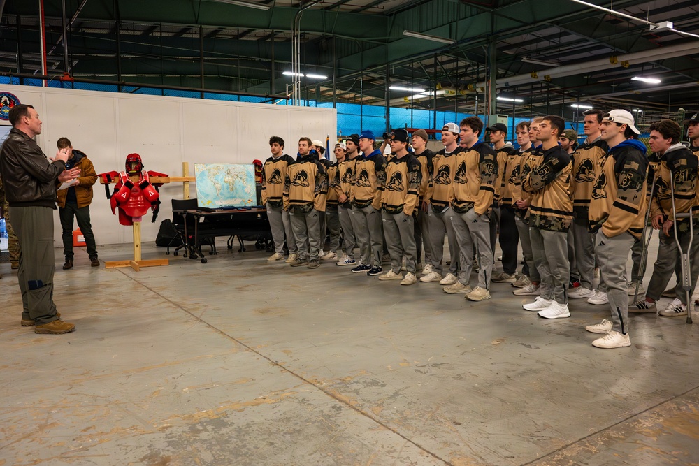 UD Blue Hens visit Dover AFB